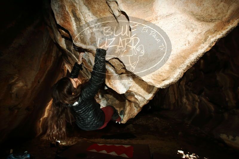 Bouldering in Hueco Tanks on 01/18/2019 with Blue Lizard Climbing and Yoga

Filename: SRM_20190118_1441030.jpg
Aperture: f/8.0
Shutter Speed: 1/250
Body: Canon EOS-1D Mark II
Lens: Canon EF 16-35mm f/2.8 L