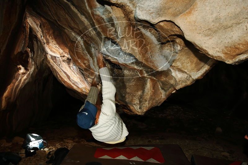 Bouldering in Hueco Tanks on 01/18/2019 with Blue Lizard Climbing and Yoga

Filename: SRM_20190118_1518390.jpg
Aperture: f/8.0
Shutter Speed: 1/250
Body: Canon EOS-1D Mark II
Lens: Canon EF 16-35mm f/2.8 L