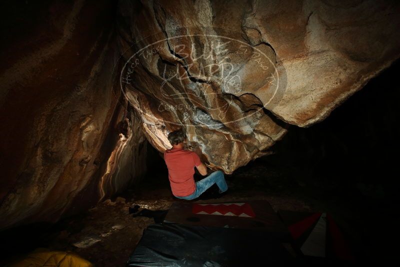 Bouldering in Hueco Tanks on 01/18/2019 with Blue Lizard Climbing and Yoga

Filename: SRM_20190118_1556290.jpg
Aperture: f/8.0
Shutter Speed: 1/250
Body: Canon EOS-1D Mark II
Lens: Canon EF 16-35mm f/2.8 L