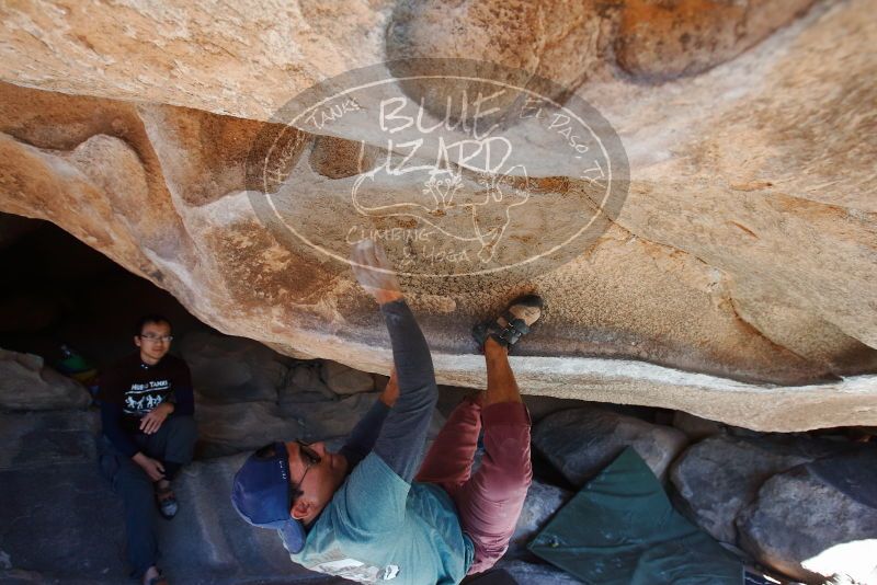 Bouldering in Hueco Tanks on 01/19/2019 with Blue Lizard Climbing and Yoga

Filename: SRM_20190119_1155460.jpg
Aperture: f/5.0
Shutter Speed: 1/250
Body: Canon EOS-1D Mark II
Lens: Canon EF 16-35mm f/2.8 L