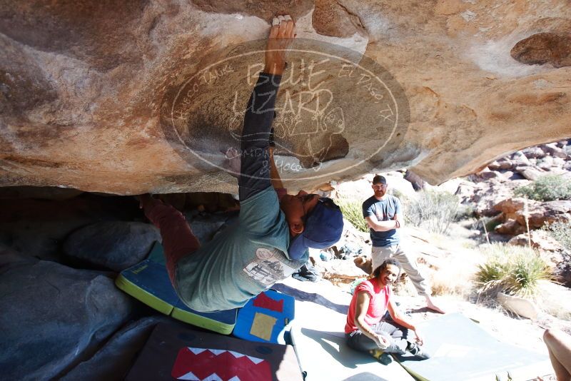 Bouldering in Hueco Tanks on 01/19/2019 with Blue Lizard Climbing and Yoga

Filename: SRM_20190119_1220140.jpg
Aperture: f/3.5
Shutter Speed: 1/1000
Body: Canon EOS-1D Mark II
Lens: Canon EF 16-35mm f/2.8 L