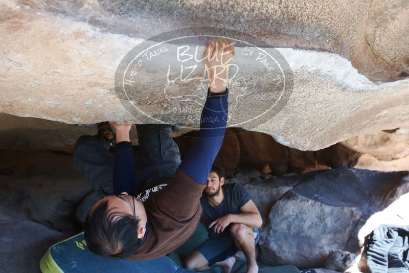 Bouldering in Hueco Tanks on 01/19/2019 with Blue Lizard Climbing and Yoga

Filename: SRM_20190119_1225140.jpg
Aperture: f/4.5
Shutter Speed: 1/320
Body: Canon EOS-1D Mark II
Lens: Canon EF 16-35mm f/2.8 L