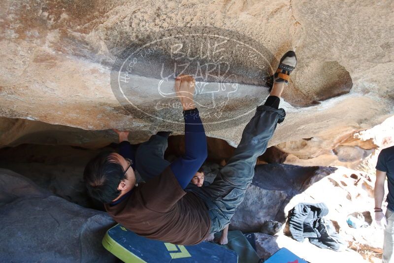 Bouldering in Hueco Tanks on 01/19/2019 with Blue Lizard Climbing and Yoga

Filename: SRM_20190119_1225160.jpg
Aperture: f/4.5
Shutter Speed: 1/320
Body: Canon EOS-1D Mark II
Lens: Canon EF 16-35mm f/2.8 L