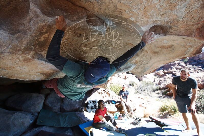 Bouldering in Hueco Tanks on 01/19/2019 with Blue Lizard Climbing and Yoga

Filename: SRM_20190119_1229150.jpg
Aperture: f/6.3
Shutter Speed: 1/320
Body: Canon EOS-1D Mark II
Lens: Canon EF 16-35mm f/2.8 L