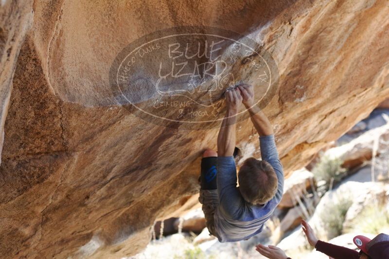 Bouldering in Hueco Tanks on 01/19/2019 with Blue Lizard Climbing and Yoga

Filename: SRM_20190119_1415410.jpg
Aperture: f/3.2
Shutter Speed: 1/500
Body: Canon EOS-1D Mark II
Lens: Canon EF 50mm f/1.8 II