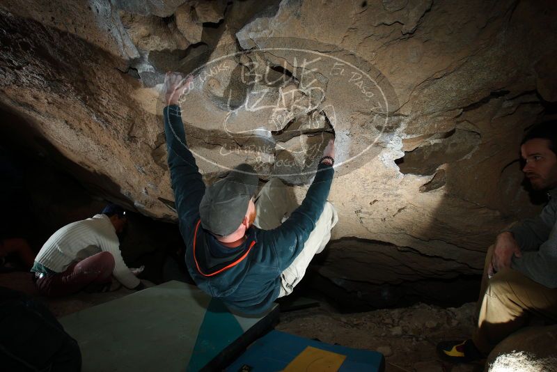 Bouldering in Hueco Tanks on 01/19/2019 with Blue Lizard Climbing and Yoga

Filename: SRM_20190119_1657380.jpg
Aperture: f/8.0
Shutter Speed: 1/250
Body: Canon EOS-1D Mark II
Lens: Canon EF 16-35mm f/2.8 L