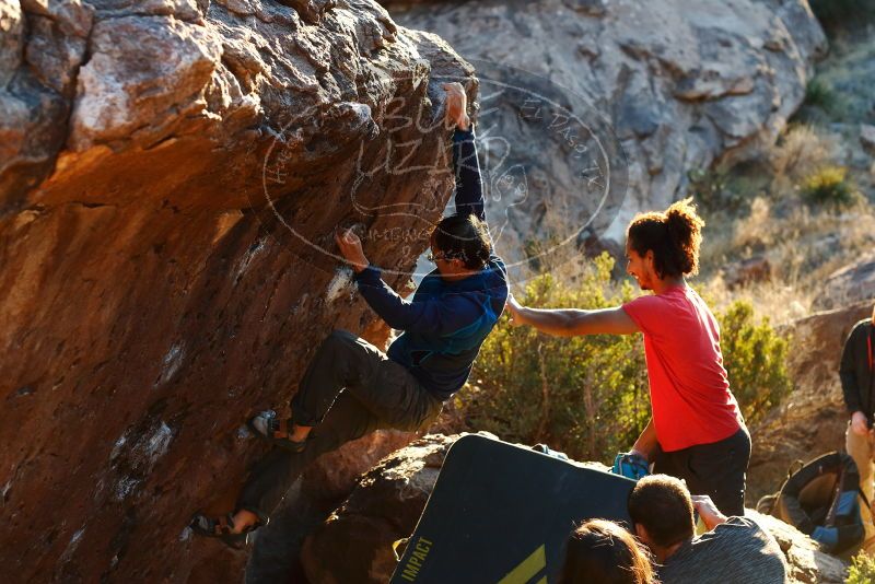 Bouldering in Hueco Tanks on 01/19/2019 with Blue Lizard Climbing and Yoga

Filename: SRM_20190119_1808010.jpg
Aperture: f/4.0
Shutter Speed: 1/250
Body: Canon EOS-1D Mark II
Lens: Canon EF 50mm f/1.8 II