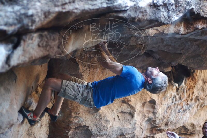 Bouldering in Hueco Tanks on 01/20/2019 with Blue Lizard Climbing and Yoga

Filename: SRM_20190120_1157100.jpg
Aperture: f/2.0
Shutter Speed: 1/250
Body: Canon EOS-1D Mark II
Lens: Canon EF 50mm f/1.8 II