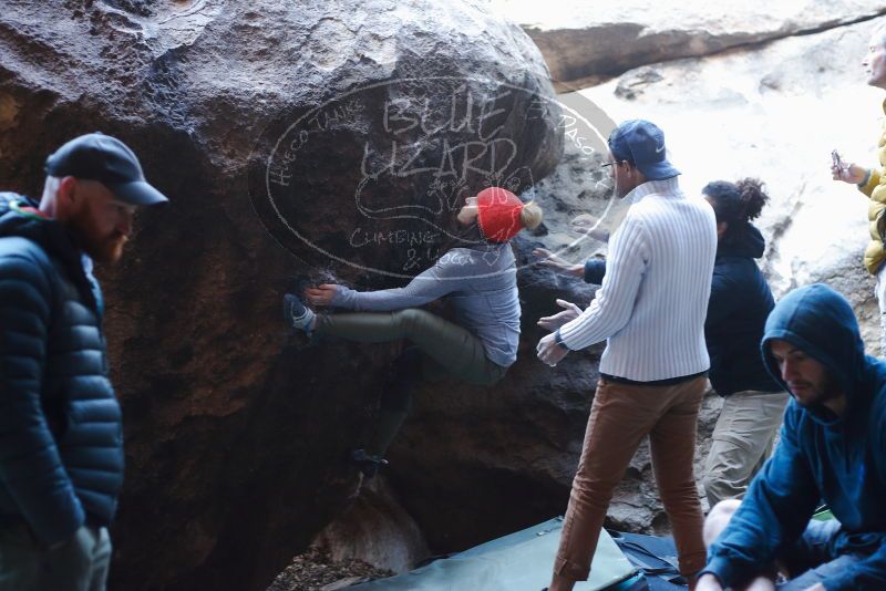 Bouldering in Hueco Tanks on 01/20/2019 with Blue Lizard Climbing and Yoga

Filename: SRM_20190120_1332350.jpg
Aperture: f/2.8
Shutter Speed: 1/200
Body: Canon EOS-1D Mark II
Lens: Canon EF 50mm f/1.8 II