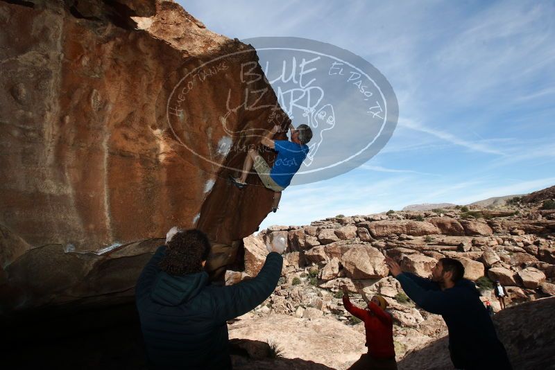 Bouldering in Hueco Tanks on 01/20/2019 with Blue Lizard Climbing and Yoga

Filename: SRM_20190120_1419040.jpg
Aperture: f/8.0
Shutter Speed: 1/250
Body: Canon EOS-1D Mark II
Lens: Canon EF 16-35mm f/2.8 L