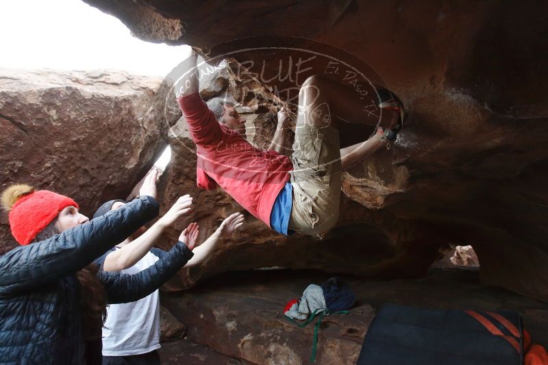 Bouldering in Hueco Tanks on 01/20/2019 with Blue Lizard Climbing and Yoga

Filename: SRM_20190120_1739100.jpg
Aperture: f/4.5
Shutter Speed: 1/250
Body: Canon EOS-1D Mark II
Lens: Canon EF 16-35mm f/2.8 L