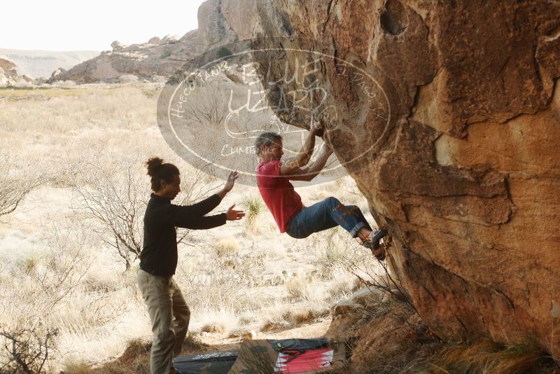 Bouldering in Hueco Tanks on 01/21/2019 with Blue Lizard Climbing and Yoga

Filename: SRM_20190121_1026170.jpg
Aperture: f/4.5
Shutter Speed: 1/250
Body: Canon EOS-1D Mark II
Lens: Canon EF 50mm f/1.8 II