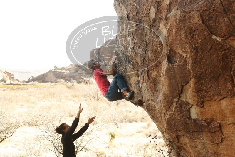 Bouldering in Hueco Tanks on 01/21/2019 with Blue Lizard Climbing and Yoga

Filename: SRM_20190121_1026400.jpg
Aperture: f/3.5
Shutter Speed: 1/250
Body: Canon EOS-1D Mark II
Lens: Canon EF 50mm f/1.8 II