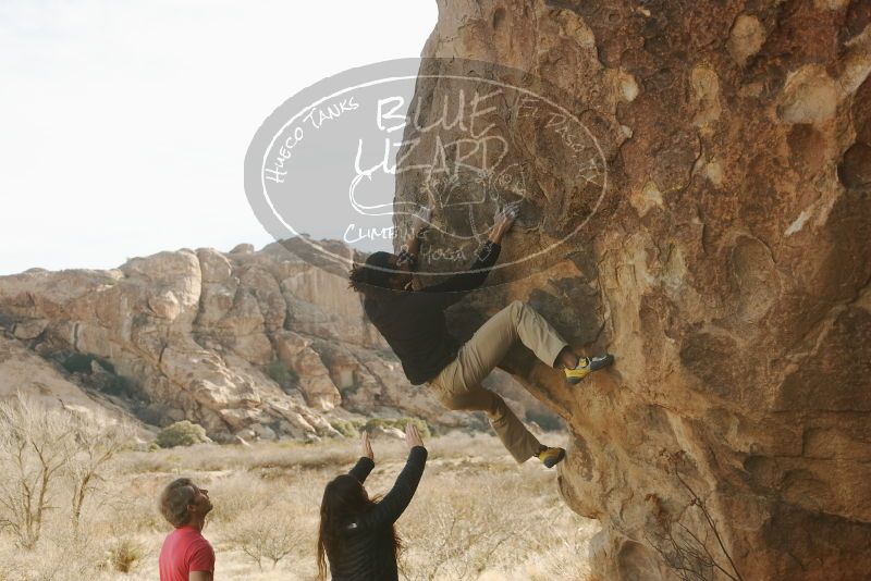 Bouldering in Hueco Tanks on 01/21/2019 with Blue Lizard Climbing and Yoga

Filename: SRM_20190121_1031180.jpg
Aperture: f/5.0
Shutter Speed: 1/250
Body: Canon EOS-1D Mark II
Lens: Canon EF 50mm f/1.8 II