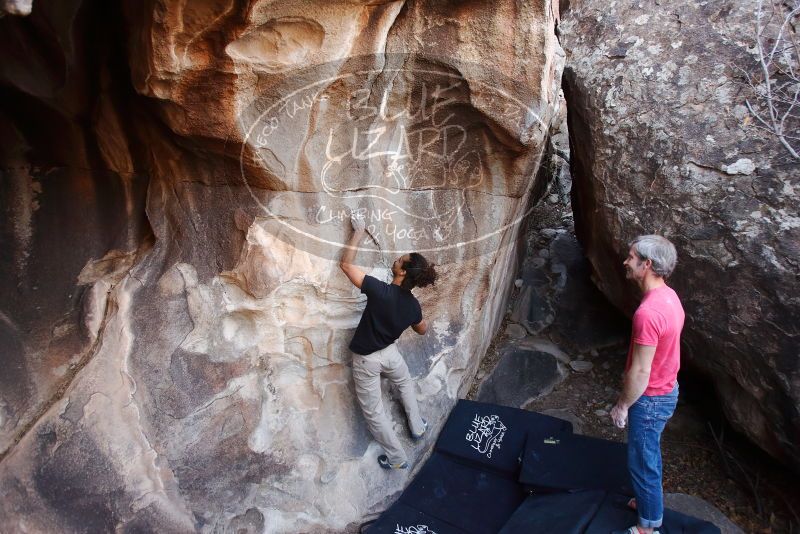 Bouldering in Hueco Tanks on 01/21/2019 with Blue Lizard Climbing and Yoga

Filename: SRM_20190121_1227410.jpg
Aperture: f/3.5
Shutter Speed: 1/250
Body: Canon EOS-1D Mark II
Lens: Canon EF 16-35mm f/2.8 L