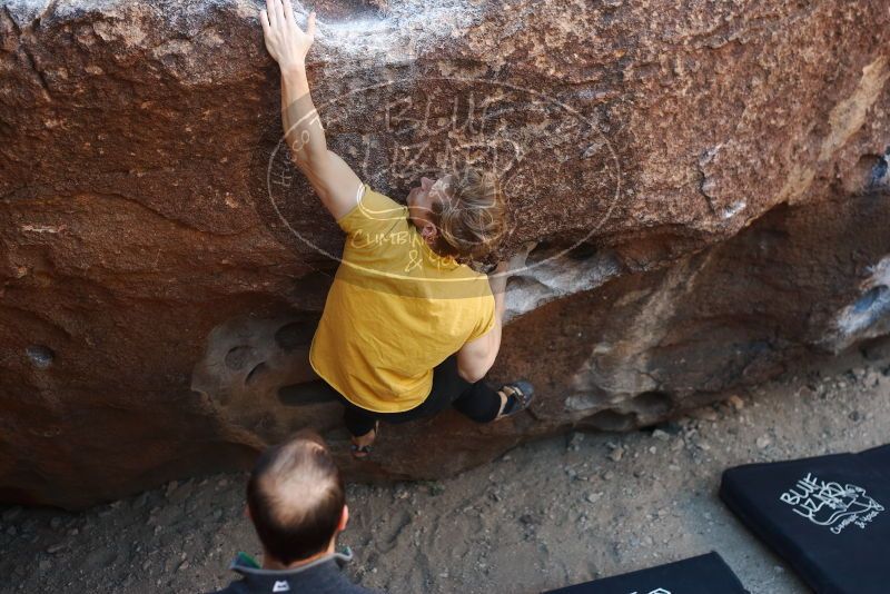 Bouldering in Hueco Tanks on 01/26/2019 with Blue Lizard Climbing and Yoga

Filename: SRM_20190126_1020580.jpg
Aperture: f/3.2
Shutter Speed: 1/250
Body: Canon EOS-1D Mark II
Lens: Canon EF 50mm f/1.8 II