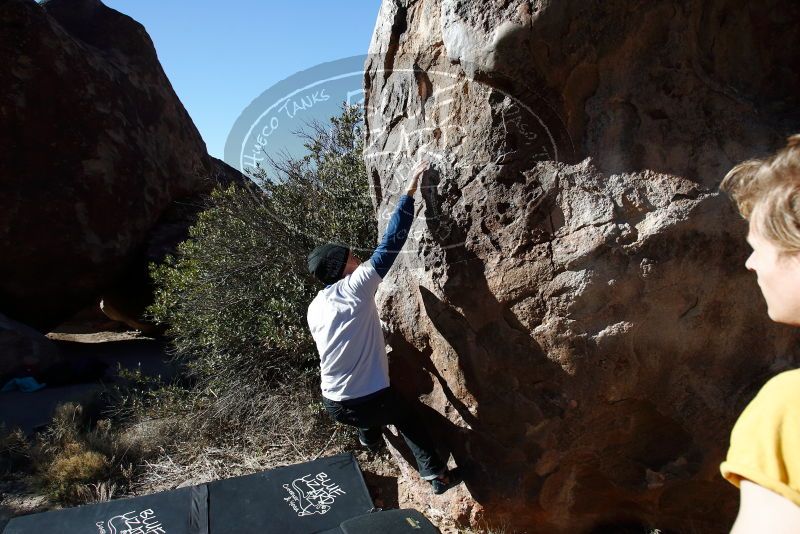 Bouldering in Hueco Tanks on 01/26/2019 with Blue Lizard Climbing and Yoga

Filename: SRM_20190126_1048410.jpg
Aperture: f/5.6
Shutter Speed: 1/250
Body: Canon EOS-1D Mark II
Lens: Canon EF 16-35mm f/2.8 L
