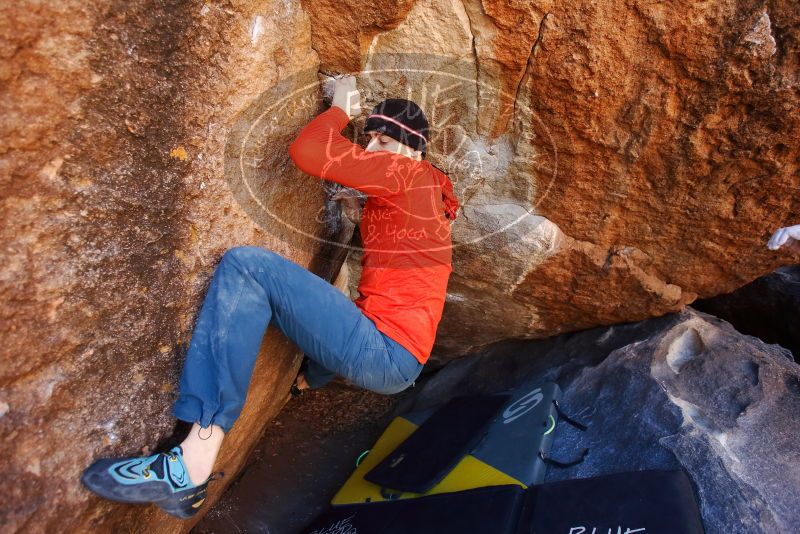 Bouldering in Hueco Tanks on 01/26/2019 with Blue Lizard Climbing and Yoga

Filename: SRM_20190126_1136150.jpg
Aperture: f/3.5
Shutter Speed: 1/250
Body: Canon EOS-1D Mark II
Lens: Canon EF 16-35mm f/2.8 L
