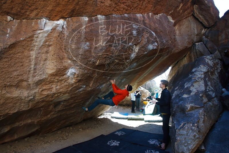 Bouldering in Hueco Tanks on 01/26/2019 with Blue Lizard Climbing and Yoga

Filename: SRM_20190126_1351300.jpg
Aperture: f/5.0
Shutter Speed: 1/250
Body: Canon EOS-1D Mark II
Lens: Canon EF 16-35mm f/2.8 L