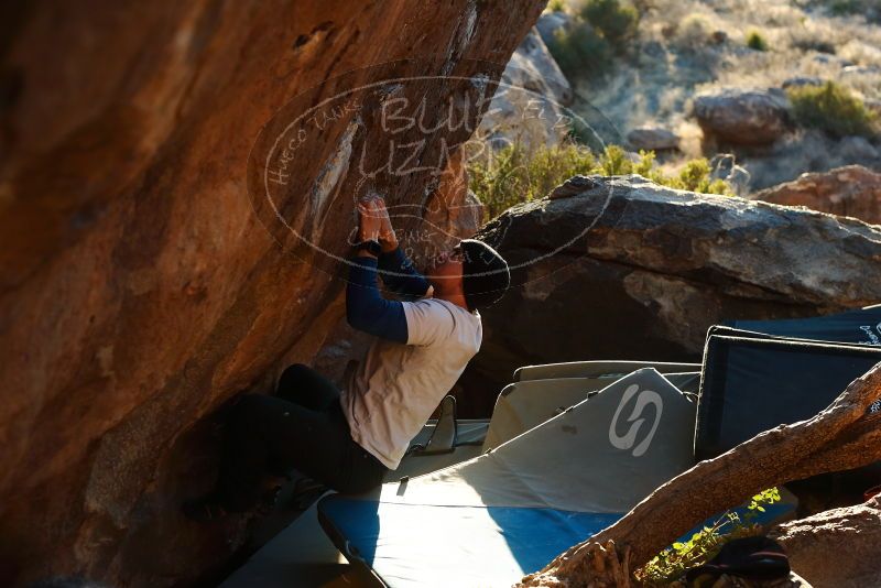 Bouldering in Hueco Tanks on 01/26/2019 with Blue Lizard Climbing and Yoga

Filename: SRM_20190126_1810220.jpg
Aperture: f/4.0
Shutter Speed: 1/250
Body: Canon EOS-1D Mark II
Lens: Canon EF 50mm f/1.8 II
