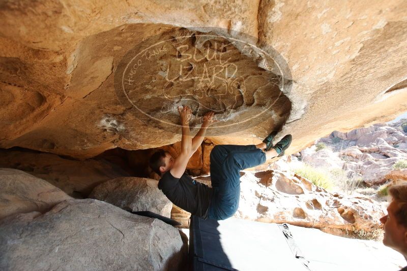Bouldering in Hueco Tanks on 01/27/2019 with Blue Lizard Climbing and Yoga

Filename: SRM_20190127_1018550.jpg
Aperture: f/4.5
Shutter Speed: 1/250
Body: Canon EOS-1D Mark II
Lens: Canon EF 16-35mm f/2.8 L