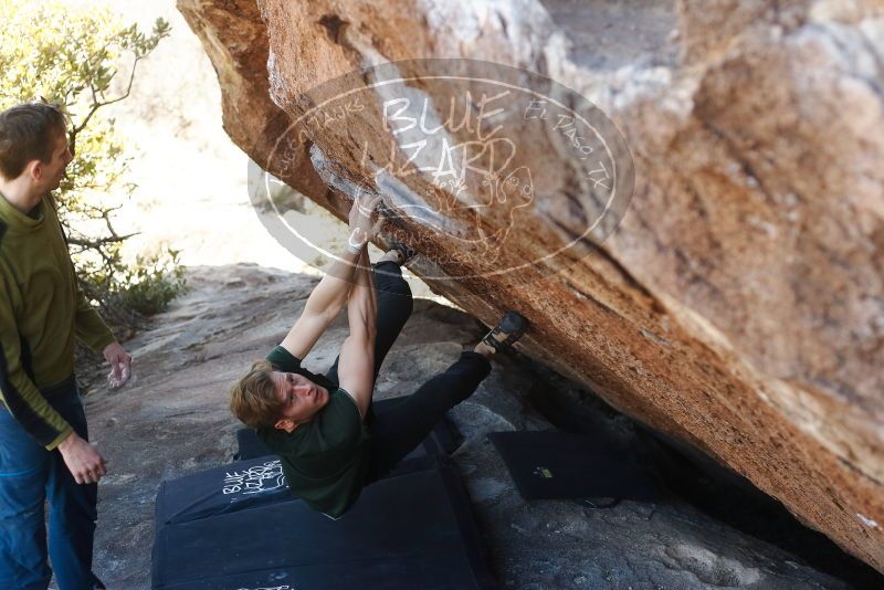 Bouldering in Hueco Tanks on 01/27/2019 with Blue Lizard Climbing and Yoga

Filename: SRM_20190127_1151260.jpg
Aperture: f/3.2
Shutter Speed: 1/400
Body: Canon EOS-1D Mark II
Lens: Canon EF 50mm f/1.8 II