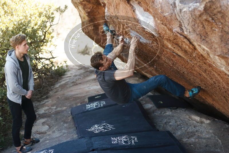 Bouldering in Hueco Tanks on 01/27/2019 with Blue Lizard Climbing and Yoga

Filename: SRM_20190127_1209060.jpg
Aperture: f/2.5
Shutter Speed: 1/640
Body: Canon EOS-1D Mark II
Lens: Canon EF 50mm f/1.8 II