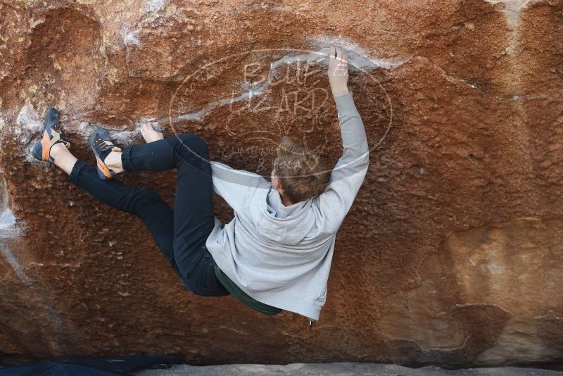 Bouldering in Hueco Tanks on 01/27/2019 with Blue Lizard Climbing and Yoga

Filename: SRM_20190127_1212180.jpg
Aperture: f/3.2
Shutter Speed: 1/400
Body: Canon EOS-1D Mark II
Lens: Canon EF 50mm f/1.8 II