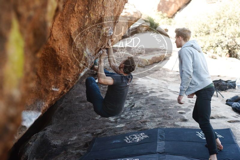 Bouldering in Hueco Tanks on 01/27/2019 with Blue Lizard Climbing and Yoga

Filename: SRM_20190127_1215140.jpg
Aperture: f/3.2
Shutter Speed: 1/640
Body: Canon EOS-1D Mark II
Lens: Canon EF 50mm f/1.8 II