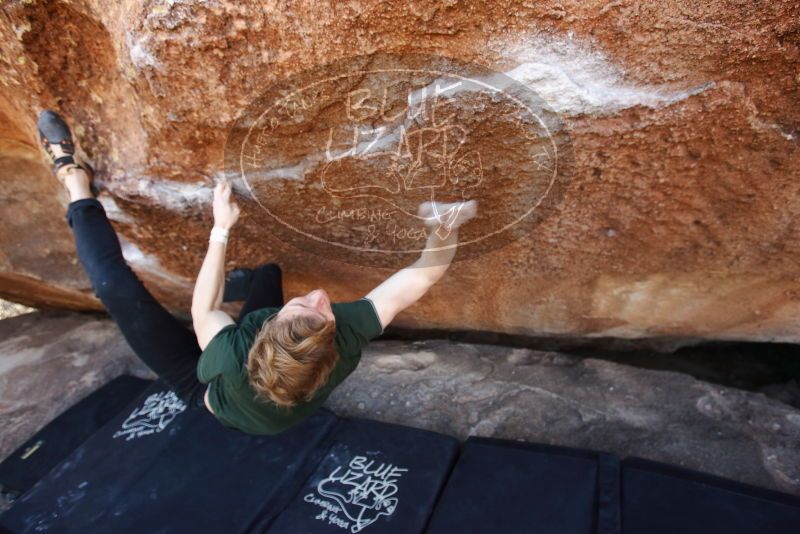 Bouldering in Hueco Tanks on 01/27/2019 with Blue Lizard Climbing and Yoga

Filename: SRM_20190127_1313240.jpg
Aperture: f/4.0
Shutter Speed: 1/320
Body: Canon EOS-1D Mark II
Lens: Canon EF 16-35mm f/2.8 L