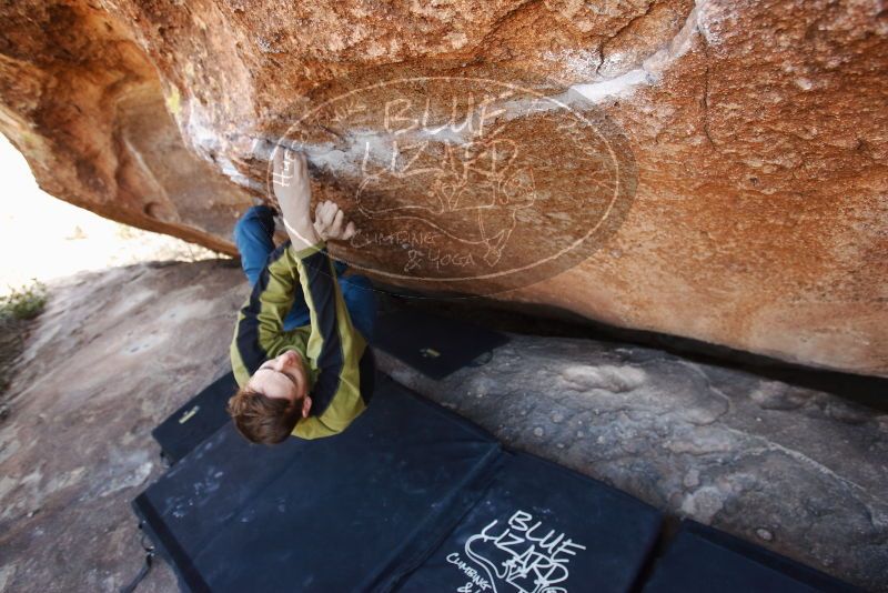 Bouldering in Hueco Tanks on 01/27/2019 with Blue Lizard Climbing and Yoga

Filename: SRM_20190127_1325130.jpg
Aperture: f/4.0
Shutter Speed: 1/250
Body: Canon EOS-1D Mark II
Lens: Canon EF 16-35mm f/2.8 L
