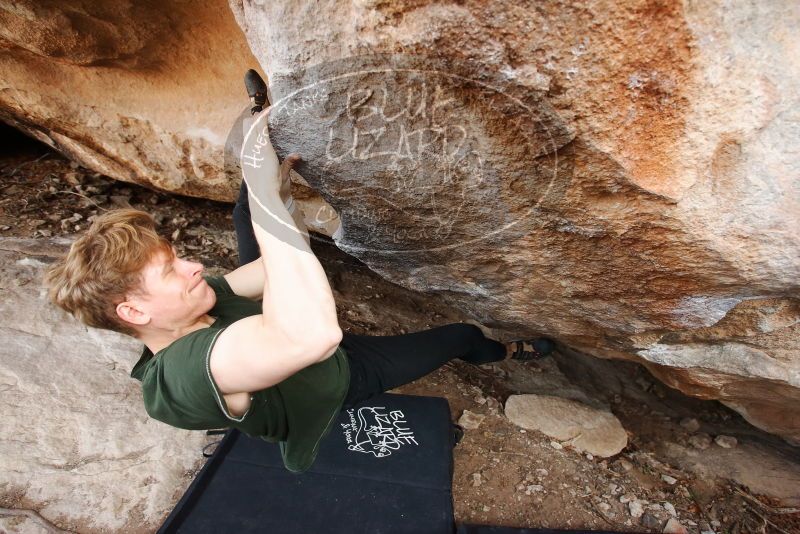Bouldering in Hueco Tanks on 01/27/2019 with Blue Lizard Climbing and Yoga

Filename: SRM_20190127_1356510.jpg
Aperture: f/4.0
Shutter Speed: 1/500
Body: Canon EOS-1D Mark II
Lens: Canon EF 16-35mm f/2.8 L