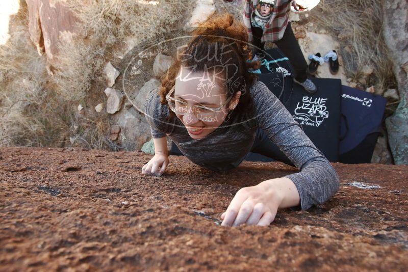 Bouldering in Hueco Tanks on 02/03/2019 with Blue Lizard Climbing and Yoga

Filename: SRM_20190203_1222550.jpg
Aperture: f/5.6
Shutter Speed: 1/200
Body: Canon EOS-1D Mark II
Lens: Canon EF 16-35mm f/2.8 L