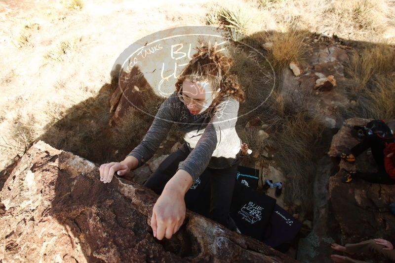 Bouldering in Hueco Tanks on 02/03/2019 with Blue Lizard Climbing and Yoga

Filename: SRM_20190203_1223460.jpg
Aperture: f/5.6
Shutter Speed: 1/1000
Body: Canon EOS-1D Mark II
Lens: Canon EF 16-35mm f/2.8 L