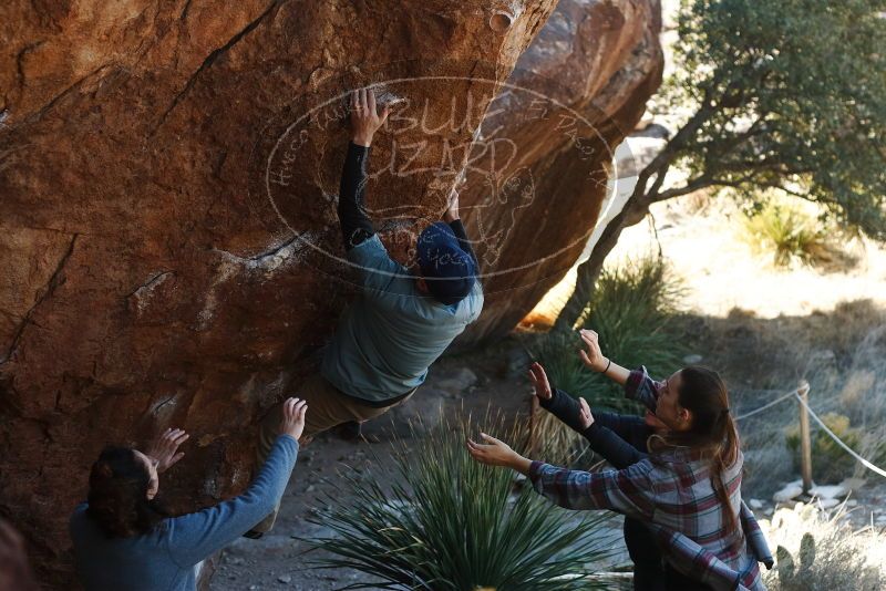 Bouldering in Hueco Tanks on 02/03/2019 with Blue Lizard Climbing and Yoga

Filename: SRM_20190203_1256550.jpg
Aperture: f/3.5
Shutter Speed: 1/400
Body: Canon EOS-1D Mark II
Lens: Canon EF 50mm f/1.8 II