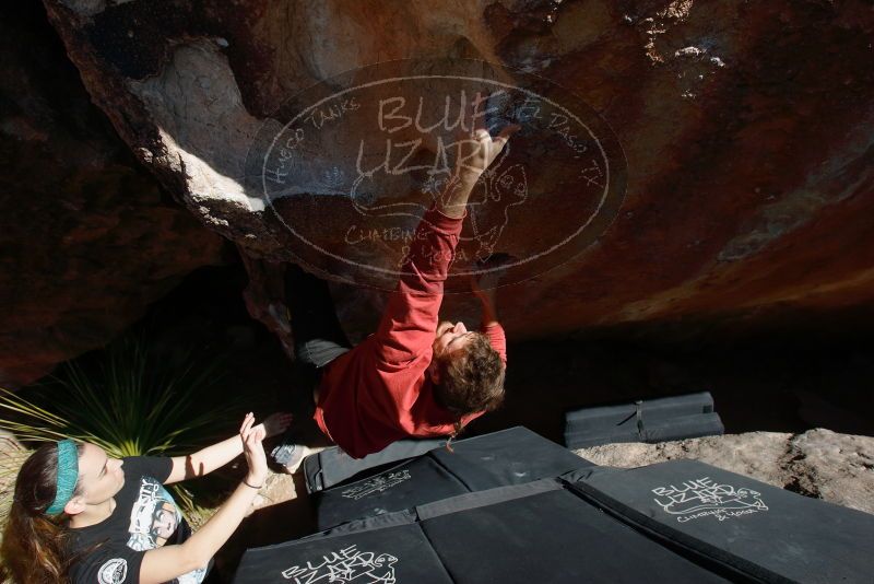 Bouldering in Hueco Tanks on 02/03/2019 with Blue Lizard Climbing and Yoga

Filename: SRM_20190203_1418480.jpg
Aperture: f/6.3
Shutter Speed: 1/250
Body: Canon EOS-1D Mark II
Lens: Canon EF 16-35mm f/2.8 L