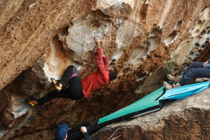 Bouldering in Hueco Tanks on 02/03/2019 with Blue Lizard Climbing and Yoga

Filename: SRM_20190203_1519080.jpg
Aperture: f/4.0
Shutter Speed: 1/800
Body: Canon EOS-1D Mark II
Lens: Canon EF 50mm f/1.8 II