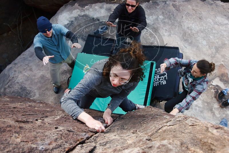 Bouldering in Hueco Tanks on 02/03/2019 with Blue Lizard Climbing and Yoga

Filename: SRM_20190203_1656100.jpg
Aperture: f/5.6
Shutter Speed: 1/250
Body: Canon EOS-1D Mark II
Lens: Canon EF 16-35mm f/2.8 L