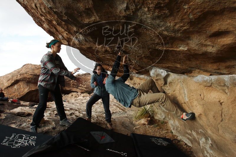 Bouldering in Hueco Tanks on 02/03/2019 with Blue Lizard Climbing and Yoga

Filename: SRM_20190203_1747260.jpg
Aperture: f/5.6
Shutter Speed: 1/320
Body: Canon EOS-1D Mark II
Lens: Canon EF 16-35mm f/2.8 L