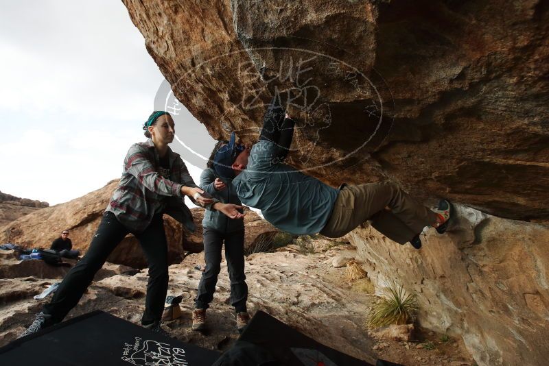 Bouldering in Hueco Tanks on 02/03/2019 with Blue Lizard Climbing and Yoga

Filename: SRM_20190203_1747380.jpg
Aperture: f/5.6
Shutter Speed: 1/320
Body: Canon EOS-1D Mark II
Lens: Canon EF 16-35mm f/2.8 L