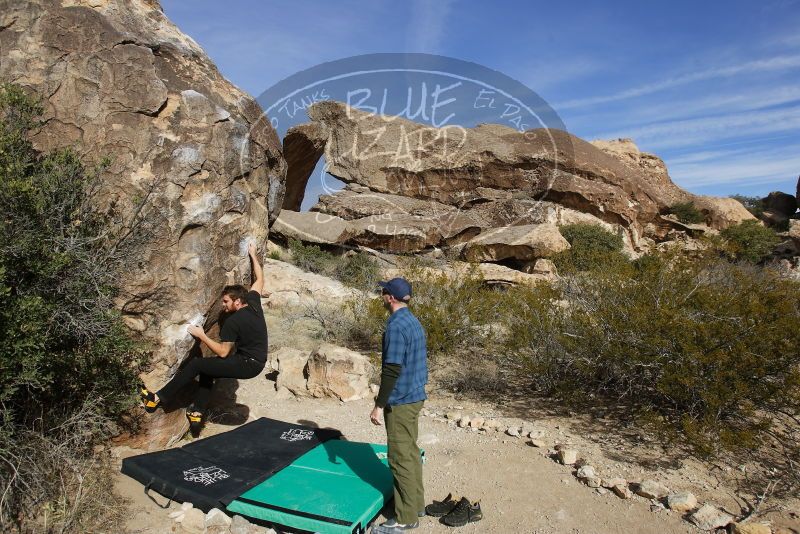 Bouldering in Hueco Tanks on 02/02/2019 with Blue Lizard Climbing and Yoga

Filename: SRM_20190202_1102010.jpg
Aperture: f/5.6
Shutter Speed: 1/500
Body: Canon EOS-1D Mark II
Lens: Canon EF 16-35mm f/2.8 L