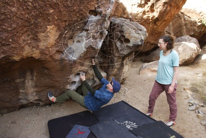 Bouldering in Hueco Tanks on 02/02/2019 with Blue Lizard Climbing and Yoga

Filename: SRM_20190202_1114360.jpg
Aperture: f/5.6
Shutter Speed: 1/320
Body: Canon EOS-1D Mark II
Lens: Canon EF 16-35mm f/2.8 L