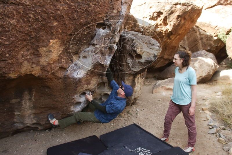 Bouldering in Hueco Tanks on 02/02/2019 with Blue Lizard Climbing and Yoga

Filename: SRM_20190202_1114370.jpg
Aperture: f/5.6
Shutter Speed: 1/320
Body: Canon EOS-1D Mark II
Lens: Canon EF 16-35mm f/2.8 L