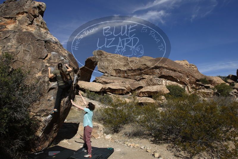 Bouldering in Hueco Tanks on 02/02/2019 with Blue Lizard Climbing and Yoga

Filename: SRM_20190202_1145470.jpg
Aperture: f/5.6
Shutter Speed: 1/400
Body: Canon EOS-1D Mark II
Lens: Canon EF 16-35mm f/2.8 L