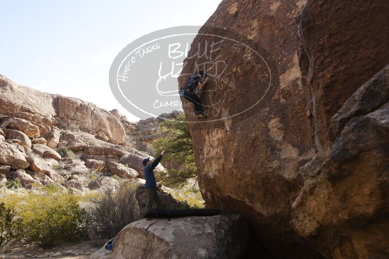 Bouldering in Hueco Tanks on 02/02/2019 with Blue Lizard Climbing and Yoga

Filename: SRM_20190202_1149020.jpg
Aperture: f/5.6
Shutter Speed: 1/250
Body: Canon EOS-1D Mark II
Lens: Canon EF 16-35mm f/2.8 L