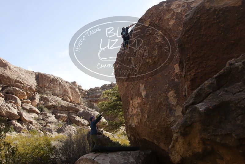 Bouldering in Hueco Tanks on 02/02/2019 with Blue Lizard Climbing and Yoga

Filename: SRM_20190202_1149320.jpg
Aperture: f/5.6
Shutter Speed: 1/400
Body: Canon EOS-1D Mark II
Lens: Canon EF 16-35mm f/2.8 L