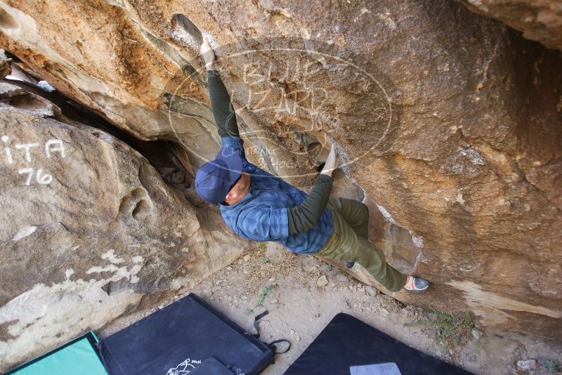 Bouldering in Hueco Tanks on 02/02/2019 with Blue Lizard Climbing and Yoga

Filename: SRM_20190202_1259430.jpg
Aperture: f/3.2
Shutter Speed: 1/250
Body: Canon EOS-1D Mark II
Lens: Canon EF 16-35mm f/2.8 L