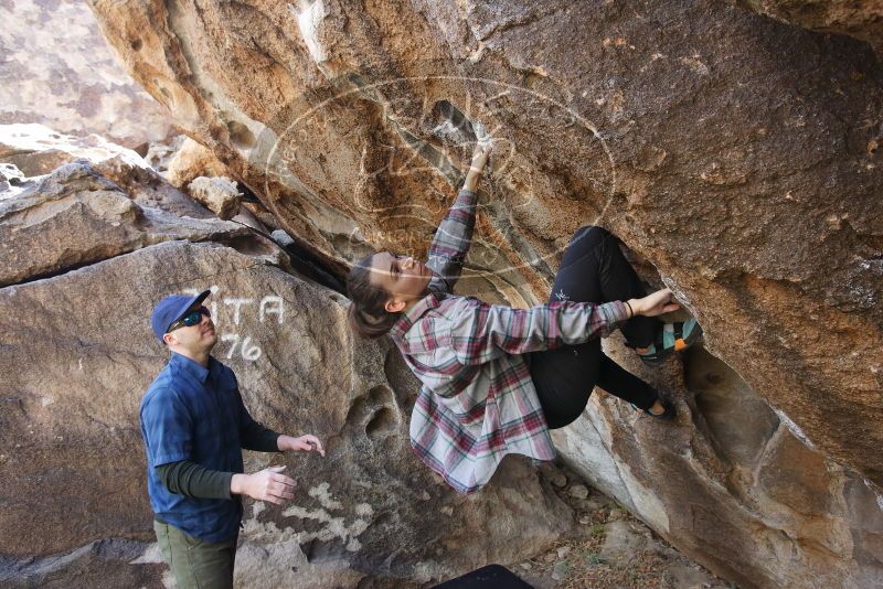 Bouldering in Hueco Tanks on 02/02/2019 with Blue Lizard Climbing and Yoga

Filename: SRM_20190202_1315180.jpg
Aperture: f/5.6
Shutter Speed: 1/200
Body: Canon EOS-1D Mark II
Lens: Canon EF 16-35mm f/2.8 L