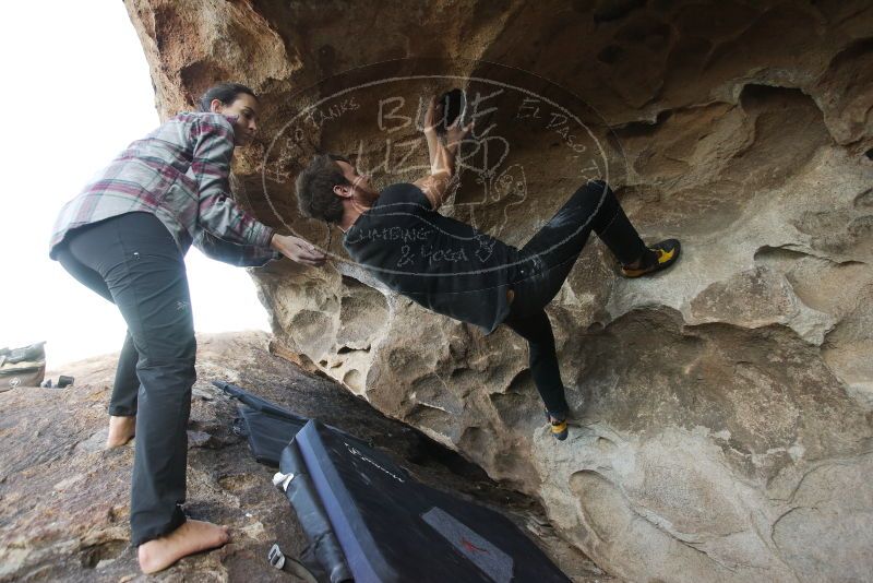 Bouldering in Hueco Tanks on 02/02/2019 with Blue Lizard Climbing and Yoga

Filename: SRM_20190202_1749090.jpg
Aperture: f/4.0
Shutter Speed: 1/320
Body: Canon EOS-1D Mark II
Lens: Canon EF 16-35mm f/2.8 L