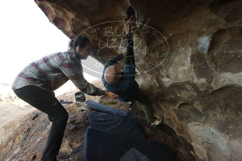 Bouldering in Hueco Tanks on 02/02/2019 with Blue Lizard Climbing and Yoga

Filename: SRM_20190202_1753190.jpg
Aperture: f/4.0
Shutter Speed: 1/400
Body: Canon EOS-1D Mark II
Lens: Canon EF 16-35mm f/2.8 L